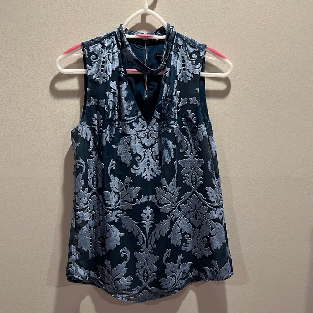 Whbm Velvet Textured Shell - image 1